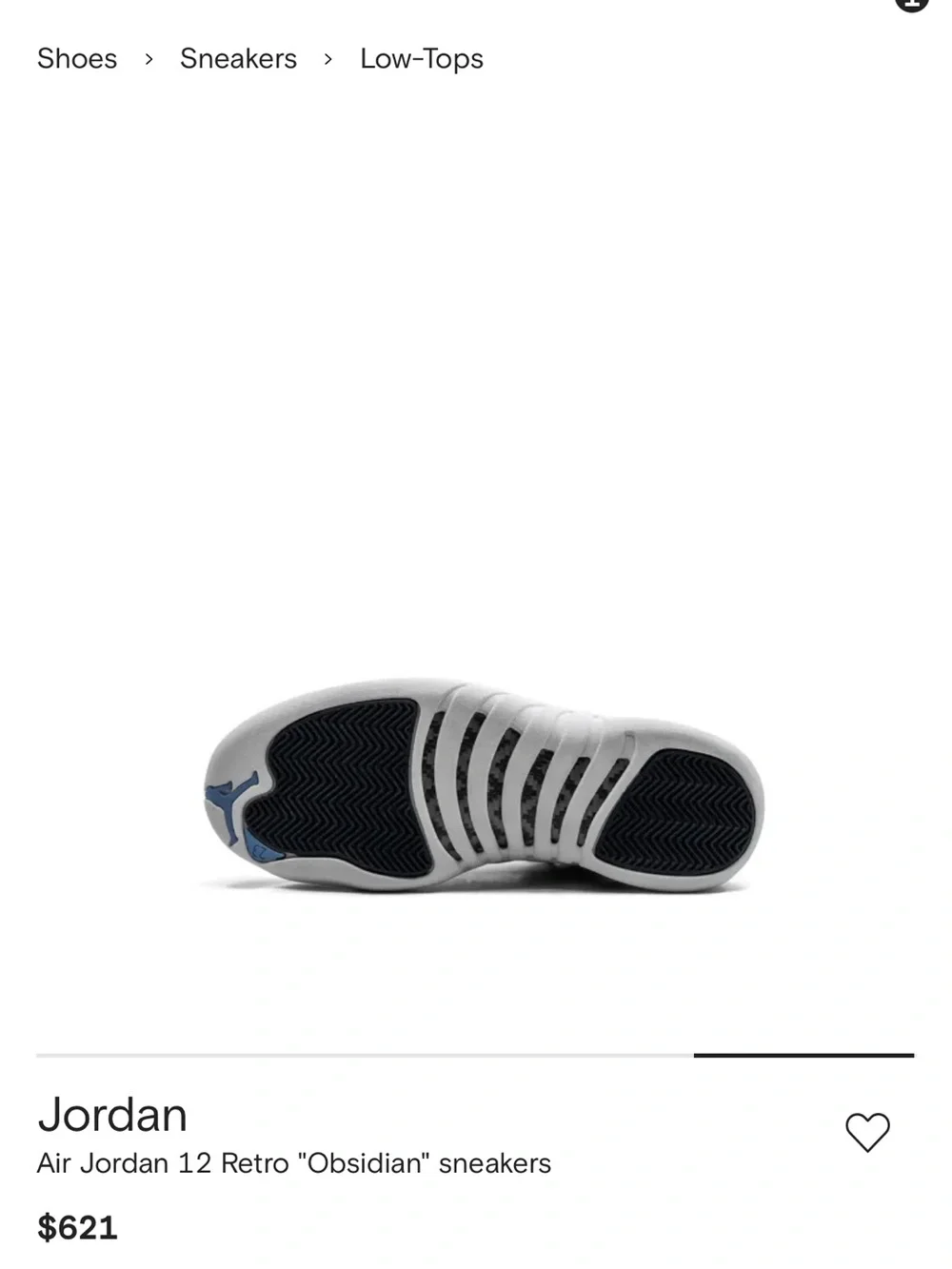 Jordan Men’s Navy and White Low-Top Sneakers